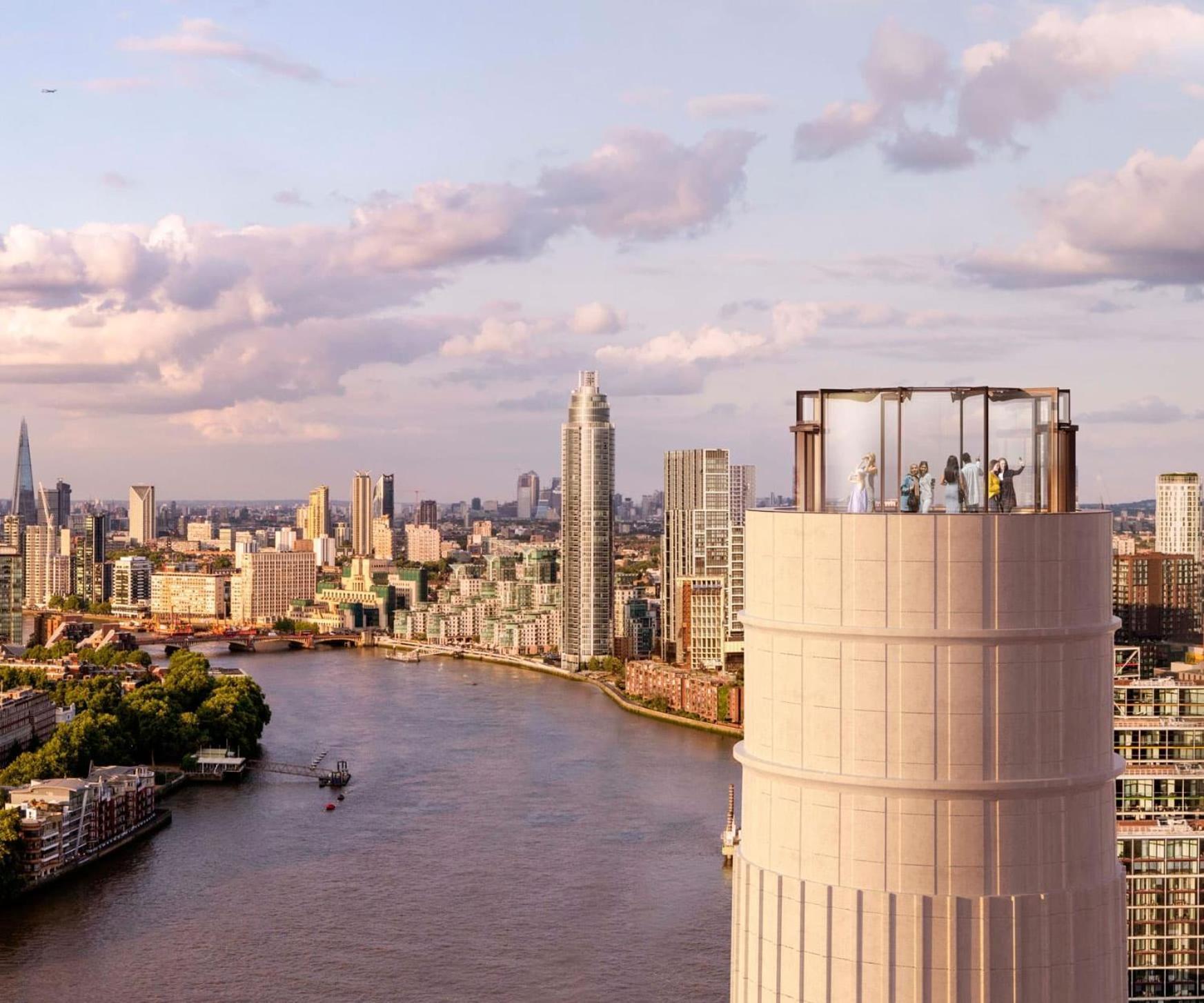 Luxury Apartment Steps From Battersea Power St And Close To Victoria & Chelsea 런던 외부 사진